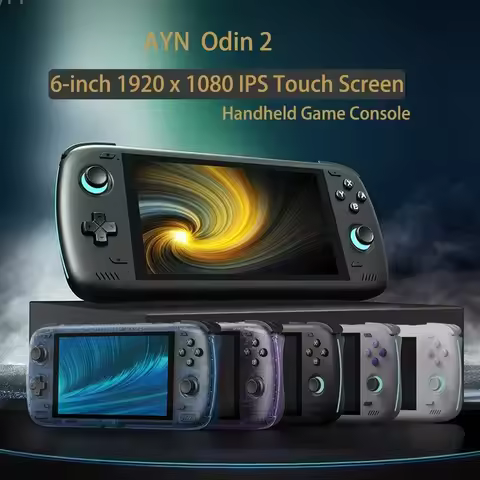 Free Bag Ayn Odin 2 Pro Upgraded version 6" IPS Screen Handheld Game Player Android13 16G 512G Wifi 