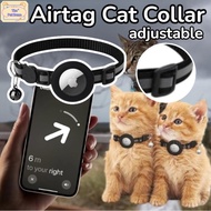 Airtag Cat Collar Airtag Tracker Cat Reflective Bell Collar Adjustable Pet Positioning Collar