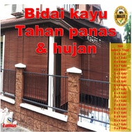 Tirai bidai kayu  [ TAHAN PANAS DAN HUJAN ]