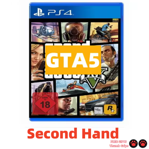 GTA5 Playstatio4 PS4 Second Hand Game CD GTA5 Playstation4 Game Card SONY Ps4 Second Hand Games