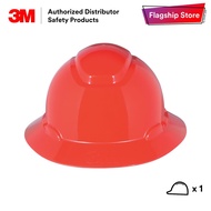 3M H-805R Red Colour Full Brim Safety Helmet/ Ratchet Suspension [1 piece] HP_ PSD_