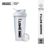 Shaker Bottle Blender Classic 20oz with Whisk Ball One Shot Nutrition | 100% Leak Proof Guaranteed (