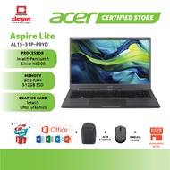 ACER ASPIRE LITE 15 AL15-31P-P9YD LAPTOP ( INTEL PENTIUM N6000 / 8GDR4 / 512SSD / 15.6" IPS FHD / WI