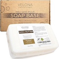 Velona 2 LB - Shea Butter - Melt and Pour Soap Base by | SLS/SLES Free | Natural Bars for The Best Result for Soap-Making