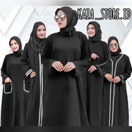 Terlaris Abaya Gamis Hitam Jetblack Arab Saudi Abaya Turkey Dress Maxi