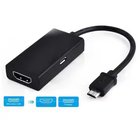 NEW High-end Micro USB 2.0 MHL To HDMI-compatible Cable HD 1080P For Android Cell Phones Connection 