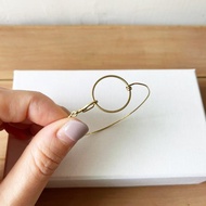 黃銅手環_幾何創作_中性飾品_單圓