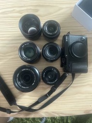 Fujifilm X-E3 Camera with 6 lenses. 