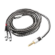 Durability Sound Cable 4.4mm Connectors for HD800 HD800s HD820 Improved Sound in Movie Music Listeni