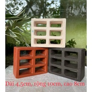 6-hole apartment ceramic cave for shrimp, fish, pleco, Crayfish, cory