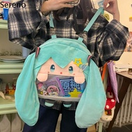 Virtual Goji Hatsune Miku Bag Cartoon Vocaloid Ita Bag Fashion Large Capacity Plush Miku Backpack Mi