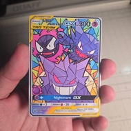 Gengar Stained Glass Custom DIY Pokemon Card