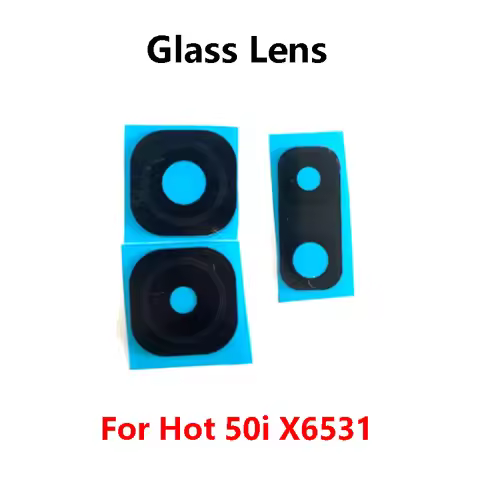 Back Camera Lens For Infinix Hot 50i X6531 X6531B Camera Lens Ring Cover with Glass Lens
