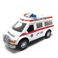 PULL BACK AMBULANCE TOY / AMBULANCE VEHICLES TOY /  KIDS PRETEND PLAY AMBULANCE VEHICLES TOY
