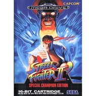NEW SEGA 16-BIT MD STREET FIGHTER II GAME CARD CARTRIDGE