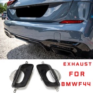 1 Pair Black Car Exhaust Tip For BMW F44 218i 225i M235i M240 2 Series Mufflers Tip Square Nozzle Ex