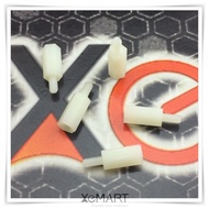 [4 pcs.] M3x12 Nylon PCB Standoff Hex Spacer 3x12mm Mounting 3x12 Plastic Male-Female M3