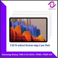 PERFECTPH [2 Pack] Samsung Galaxy TAB A 8.0 2019 / P200 / P205 8.0" Tempered Glass Screen Protector