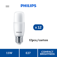 PHILIPS LED Stick Bulb Essential 9W 11W ( 3000K | 4000K | 6500K ) (12 PCS)
