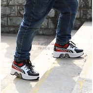 AGLOAT ROLLER KICKER SHOES RETRACTABLE WHEELS KASUT RODA SKATE SKATES AGLOAT KICK ROLLER #kickroller