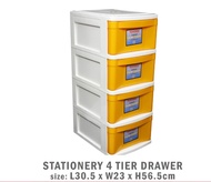 Toyogo 4-Tier Table Top Drawer/4-Story Table Drawer