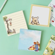 Disney Pooh Memo pad 4SET(1 pcs 100 sheets)/ School Office Stationery Notepad (9x9cm)