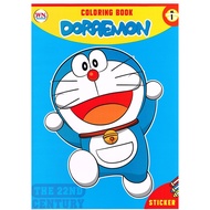 DORAEMON The 22nd Century Coloring Book A4 Size