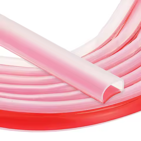3/6 Meters D Shape Weather Stripping Door Seal Silicone Adhesive Door Weather Strip Seal Strip Sound