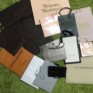 二手|國際精品紙袋 LV/Loewe/三宅一生/GUCCI/MJ/vividness Westwood/Longchamp