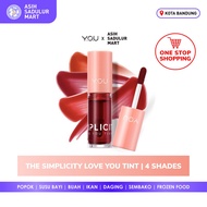 YOU The Simplicity Love You Tint | Liptint / Lipstick Long Lasting Quick Dry Non-Stick