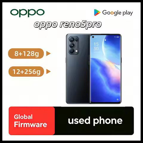 OPPO Reno5 Pro Full Screen Ultra Thin Body Dual SIM Card Large Battery Capacity Global Firmware Used