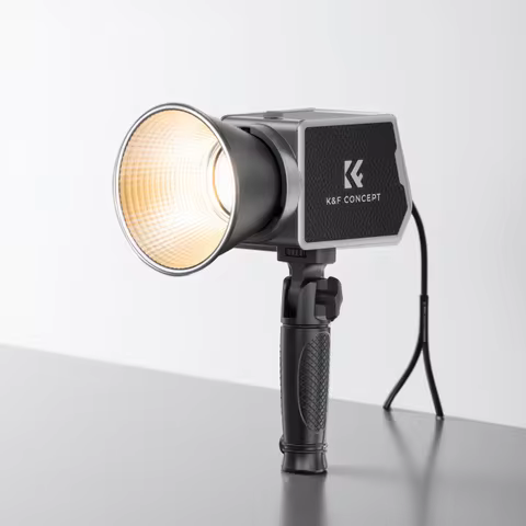K&F Concept PL-60B 5600K 60W COB Photography light with 4500mAh Battery and Type-C PD Fast Charging1