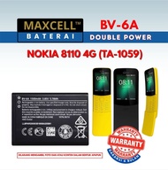 Baterai Maxcell BV-6A Compatible Nokia 8110 4G (TA-1059) Double Power