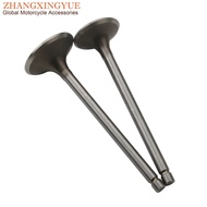 Motorcycle 2PC Intake And Exhaust Valves For Suzuki GN125 GS125 DR125 GN GS DR 125cc 4-Stroke Engine