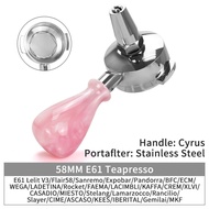 58mm Coffee Bottomless Portafilter Naked For E61 Gaggia Nuova Hibrew H10a Breville 9series Espresso