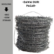 DAWAI DURI PAGAR GI / KAWAT DURI HIGH TENSILE HEAVY DUTY - 6KG [READY STOCK]