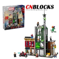 Spider-Man vs. Oscorp Super heroes Marvel Spider-Man 76324(808 pcs) Building Blocks Kids Toys Gifts 