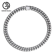GUDUD | Dây Chuyền Hip Hop Cuban Bằng Thép Titanium