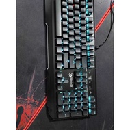 Shuangfeiyan q825 Bloodman Ghost Mechanical Keyboard Gaming Game LK Second Generation Optical Axis q