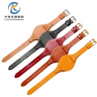 3/7✈Leather watch strap suitable for FOSSIL fossil ES4114 ES4113 ES3625 ES3616 female 18mm