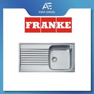 FRANKE CBX 611-LHD 100CM SINGLE BOWL STAINLESS STEEL KITCHEN SINK WITH DRAINER
