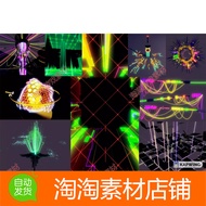 Unity3d Cyber Effects Pack v1.1 Sci-Fi Cyber Punk Neon Special Effects Collection