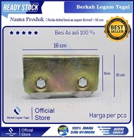 Roda Pagar 8 cm Super Ganda Besi Roda Double