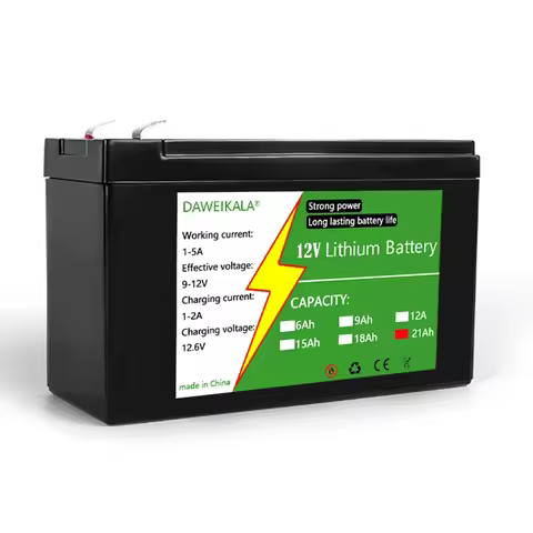 12V 21Ah 18650 Lithium Battery Pack 3S7P Rechargeable Battery for Solar Energy Electric Vehicle Batt