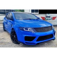 **PROTON PREVE ( AERODYNAMIC ) FRONT BUMPER WITH FRONT LIP - FIBRE