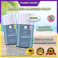 250ml Bioion Deo Sanitizer Germs-Free Air Sanitiser Aerosol / Sanitizer Spray / Sanitizer Aerosol Re