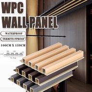 DIODIY wall panel wood design WPC fluted wall panel TV background Wall Panel  pvc wood panel for wal