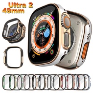 Tempered Glass+Cover for iWatch Ultra 2 49mm Case Screen Protector Frame Cover for iWatch ultra2 49 Protective Accessories