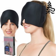 Single/Double Layer Migraine Relief Cap Gel Migrain Hat Head Fever Tension Headache Reliever Ice Coo