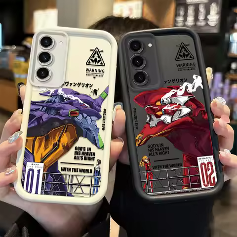 EVA E-Evangelion Soft Case For Samsung Galaxy S26 S25 S24 Ultra S23 S22 S21 Plus S20 FE A56 A55 A54